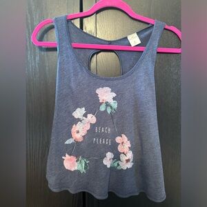 Hollister Beach Please Criss-crossed back tank
